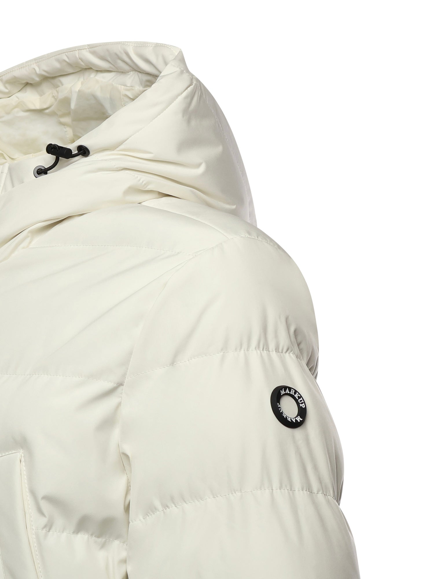 Long parka in microfibra MK9940047 LATTE MARKUP 