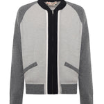 Cardigan in lana con collo bomber CDMG0165Q0 UFH55100N15 MARNI 