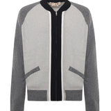 Cardigan in lana con collo bomber CDMG0165Q0 UFH55100N15 MARNI 