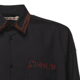 Camicia in lana con logo CUMU0061Q1 TW83900N99 MARNI 
