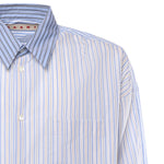 Camicia in cotone biologico con mix di righe CUMU0061SQ UTC529STB50 MARNI 