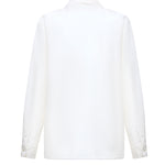 Camicia in fresco lana con ricamo CUMU0310S0 TW83900W01 MARNI 