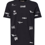 T-shirt con stampa Multigram HUMU0198DP USCY34LOB99 MARNI 