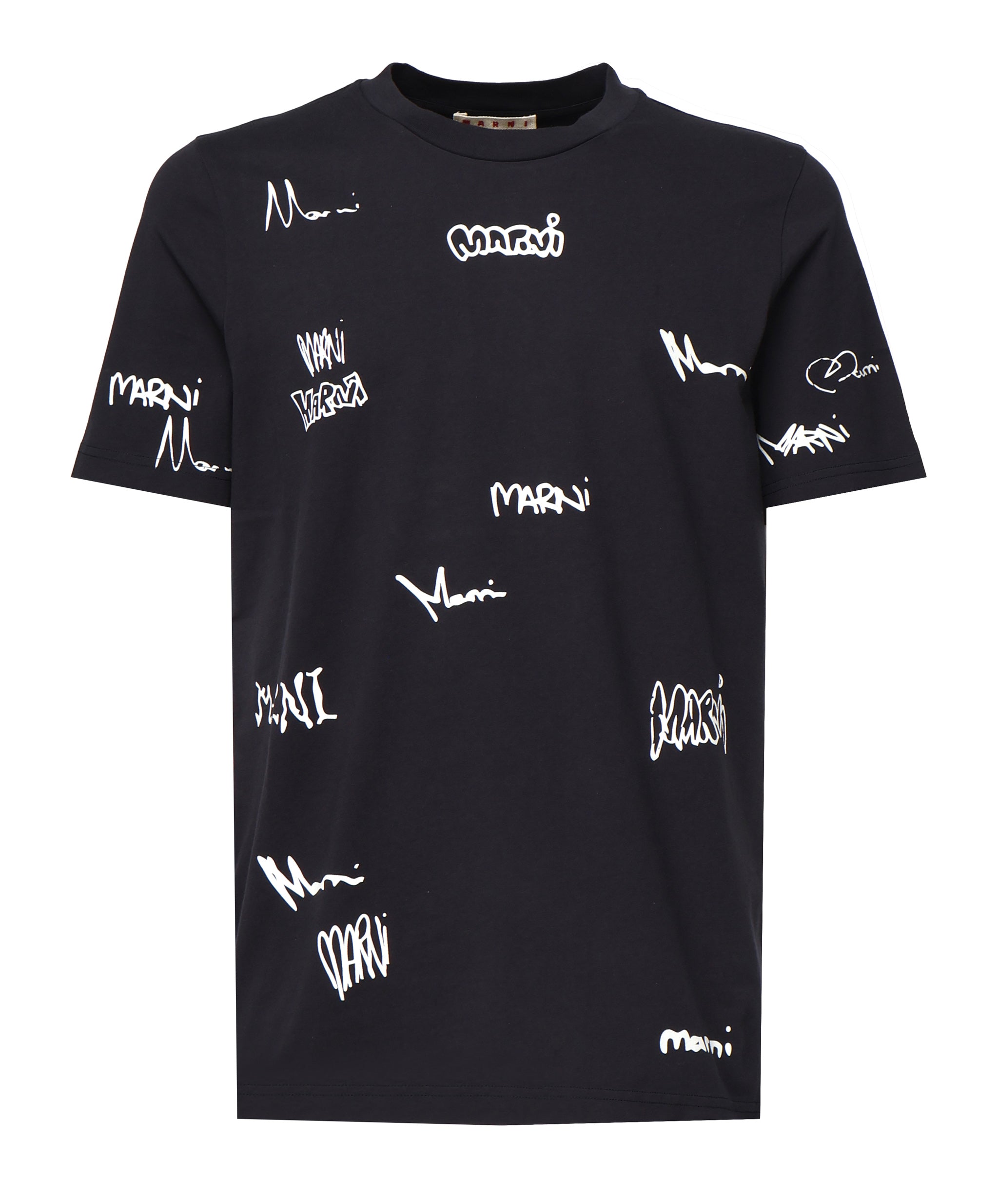 T-shirt con stampa Multigram HUMU0198DP USCY34LOB99 MARNI 