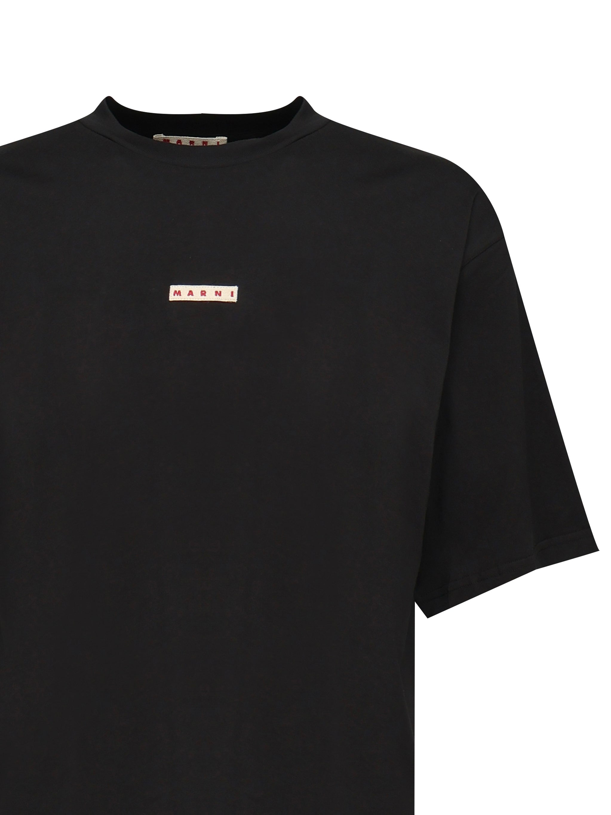 T-shirt con logo HUMU0223X6 UTCZ5700N99 MARNI 