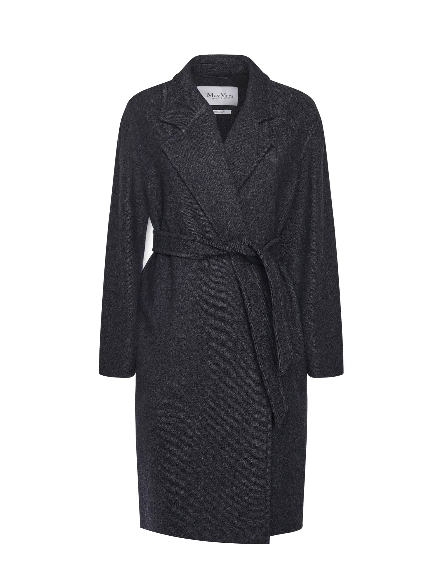 Cappotto in lana effetto denim 2521016122600 001 MAX MARA 