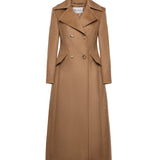 Cappotto lungo in drap di cammello zibellinato 2521016142600 001 MAX MARA 