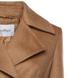 Cappotto lungo in drap di cammello zibellinato 2521016142600 001 MAX MARA 