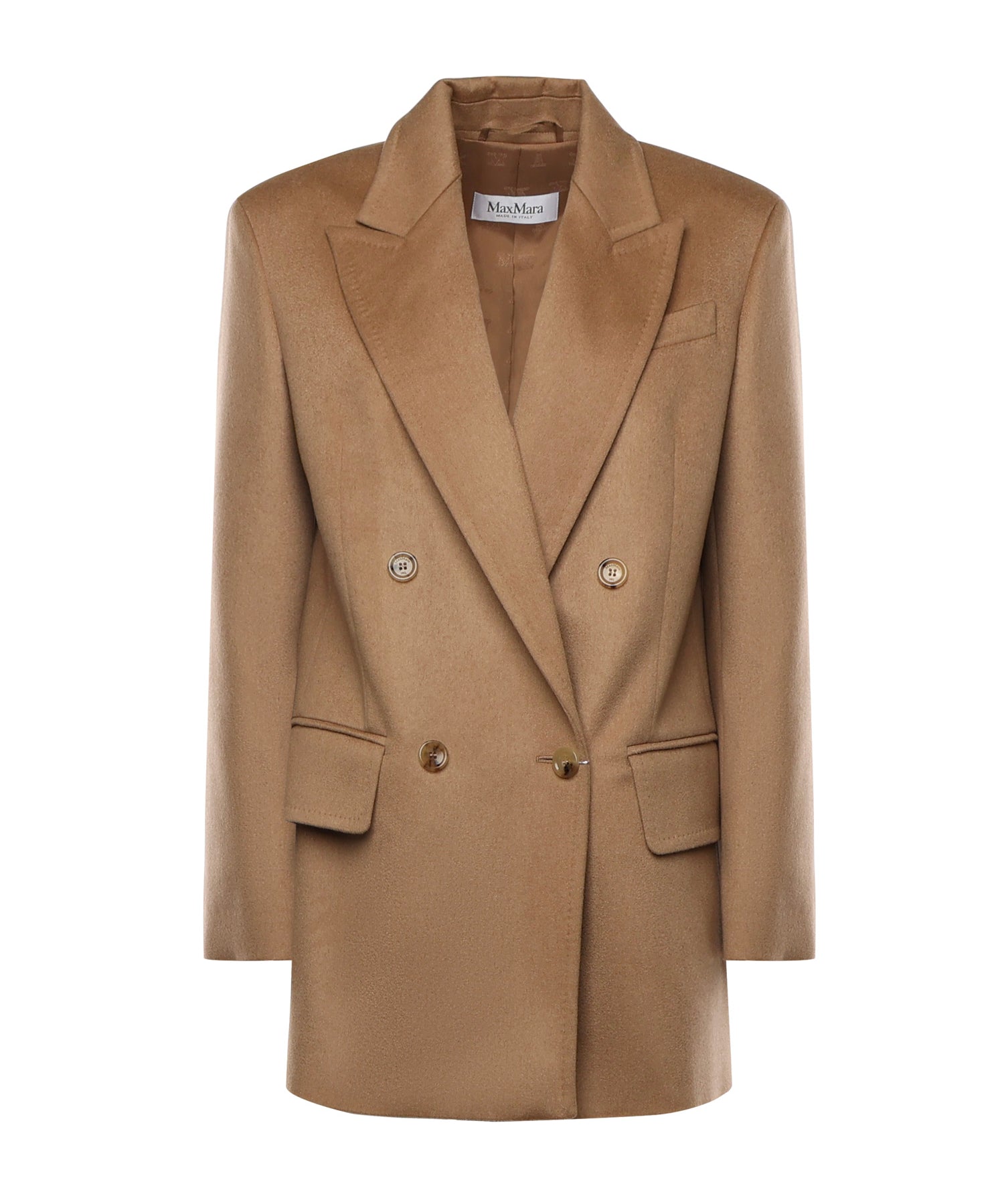 Blazer Olimpia  in cammello zibellinato 2521046012600 001 MAX MARA 