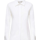 Camicia in cotone con logo 2521116031600 001 MAX MARA 