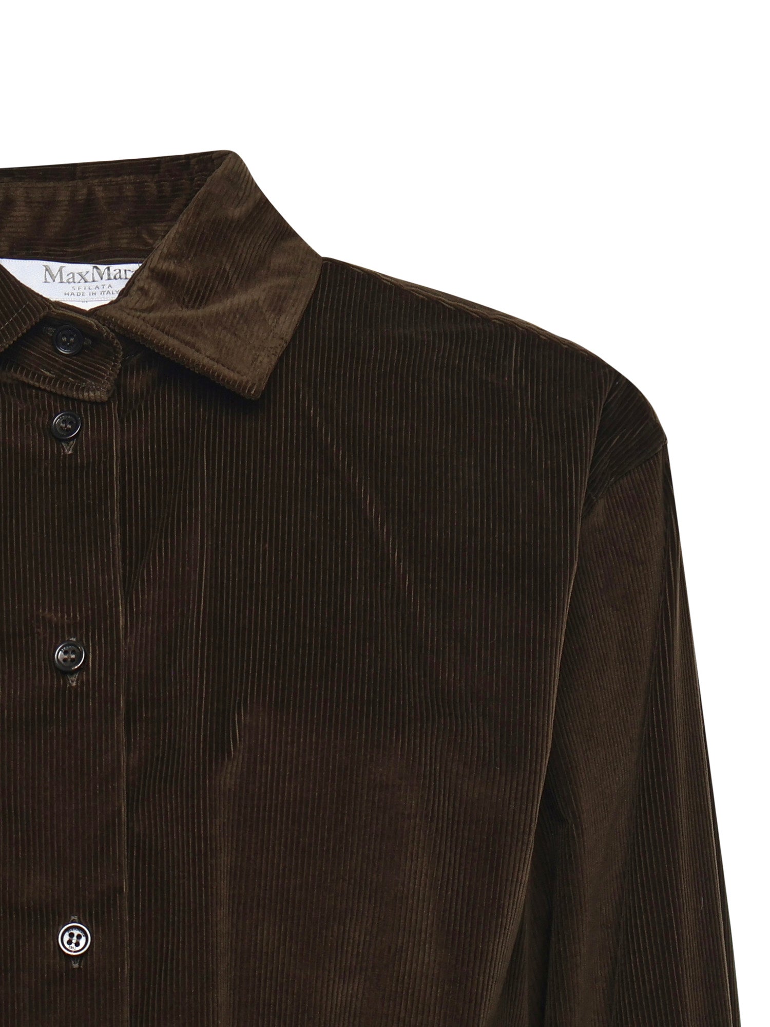 Body a camicia in velluto 2521116033600 005 MAX MARA 