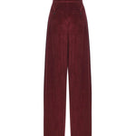 Pantalone wide leg in velluto 2521136393600 006 MAX MARA 