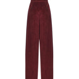 Pantalone wide leg in velluto 2521136393600 006 MAX MARA 