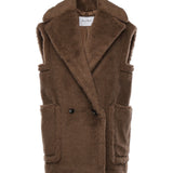 Gilet in Teddy in alpaca e lana 2521276253600 004 MAX MARA 