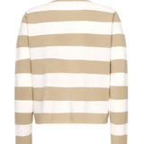 Maglia a righe in lana con ricamo<BR/> 2521366091600 008 MAX MARA 