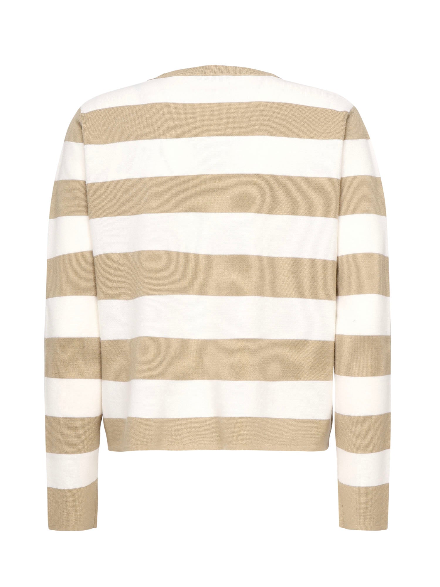 Maglia a righe in lana con ricamo<BR/> 2521366091600 008 MAX MARA 