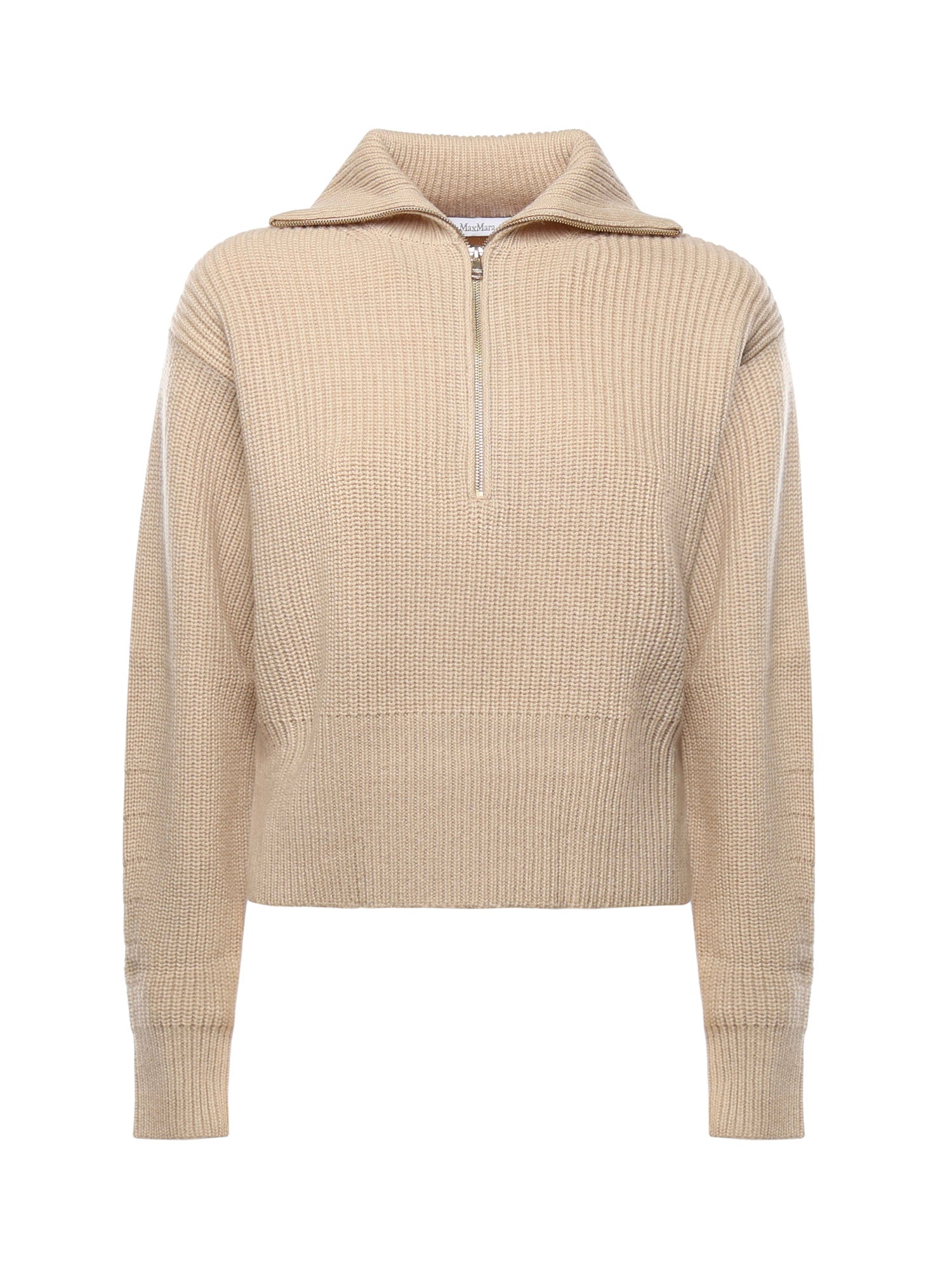 Maglia in lana e cashmere con zip 2521366182600 006 MAX MARA 