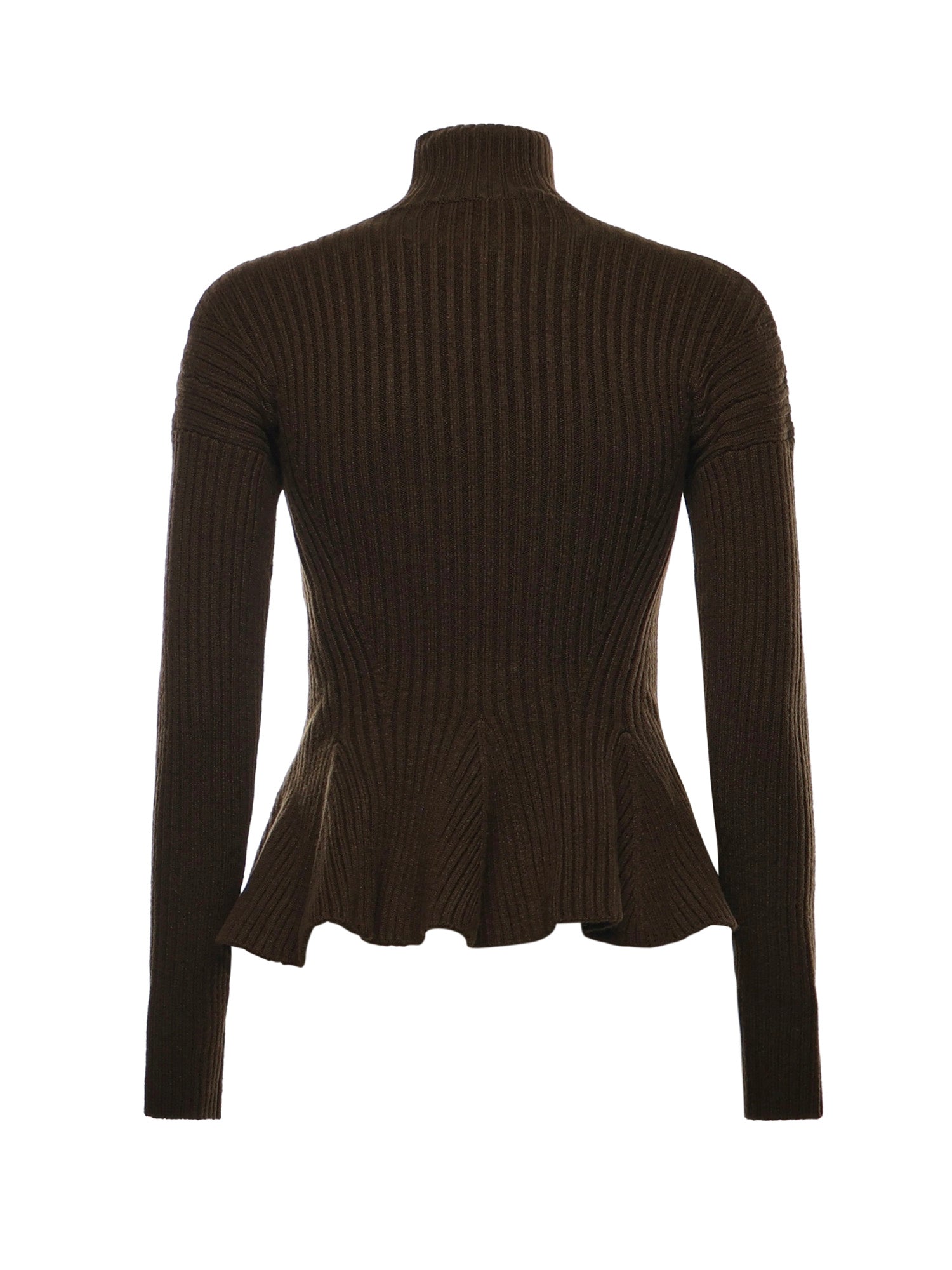 Dolcevita a peplo in lana e cashmere 2521366483600 006 MAX MARA 