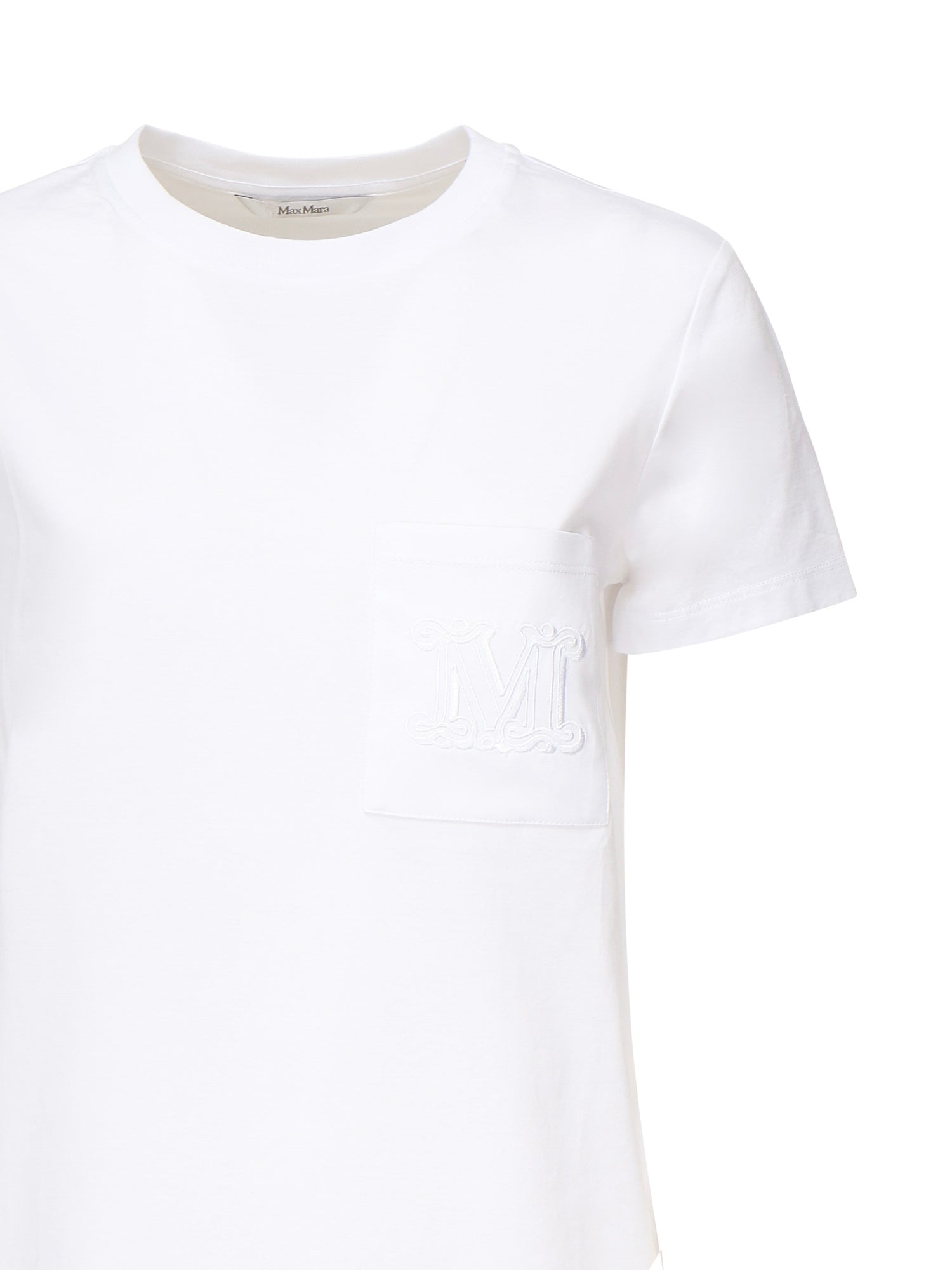 T-shirt in jersey di cotone 2521946041600 001 MAX MARA 