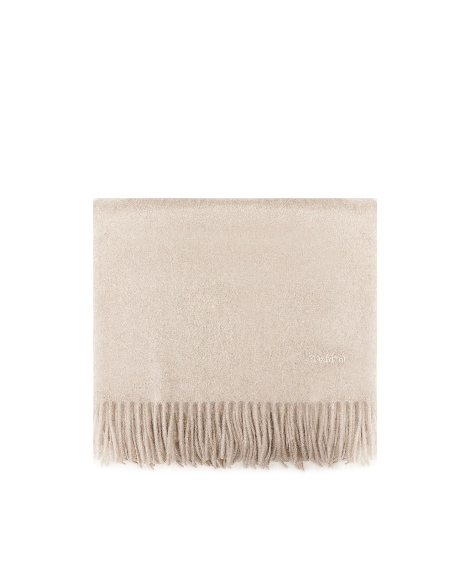 Stola in cachemire con ricamo e frange 2524546331600 021 MAX MARA 