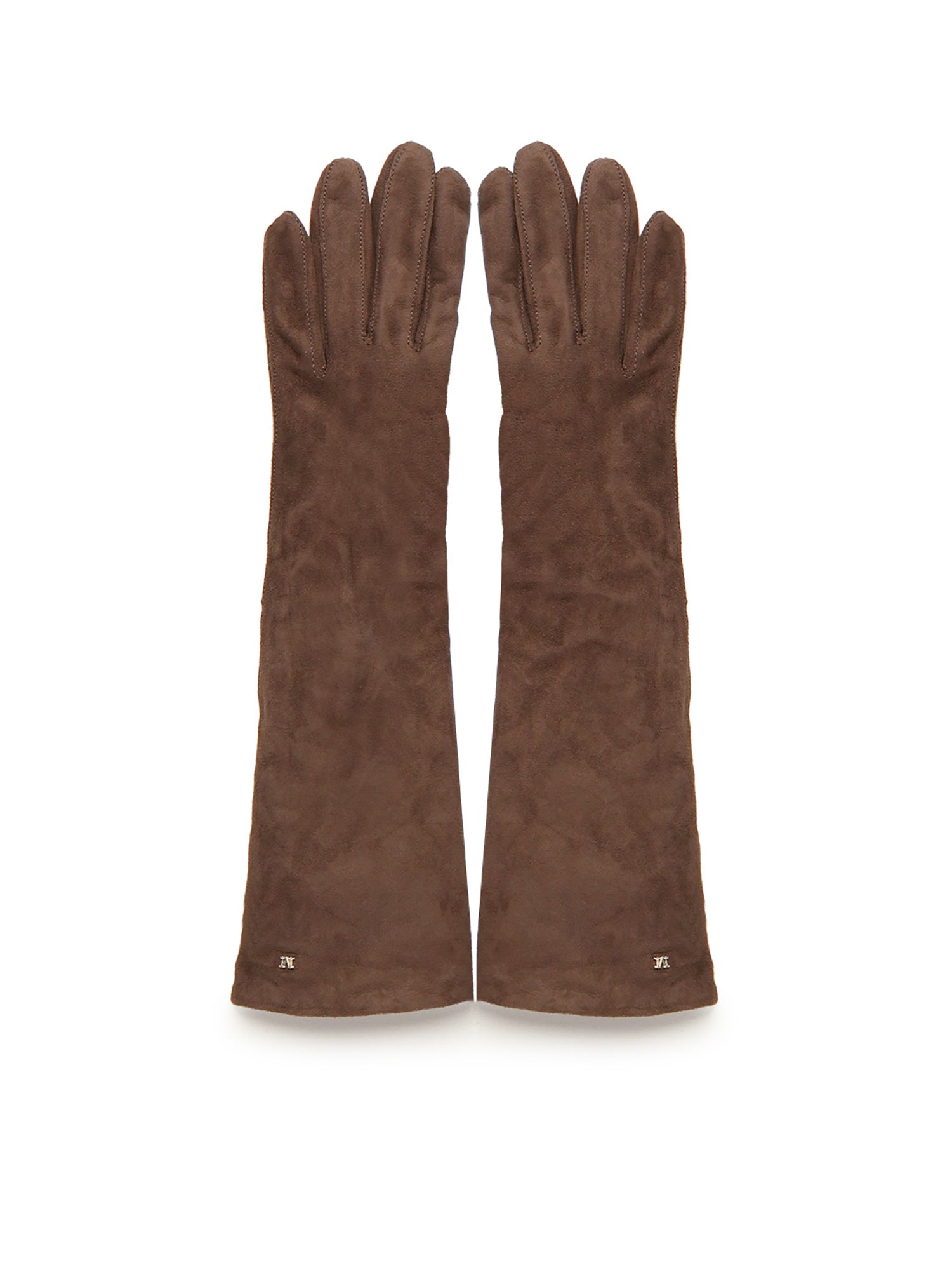 Guanti lunghi in nappa scamosciata 2524566013600 004 MAX MARA 