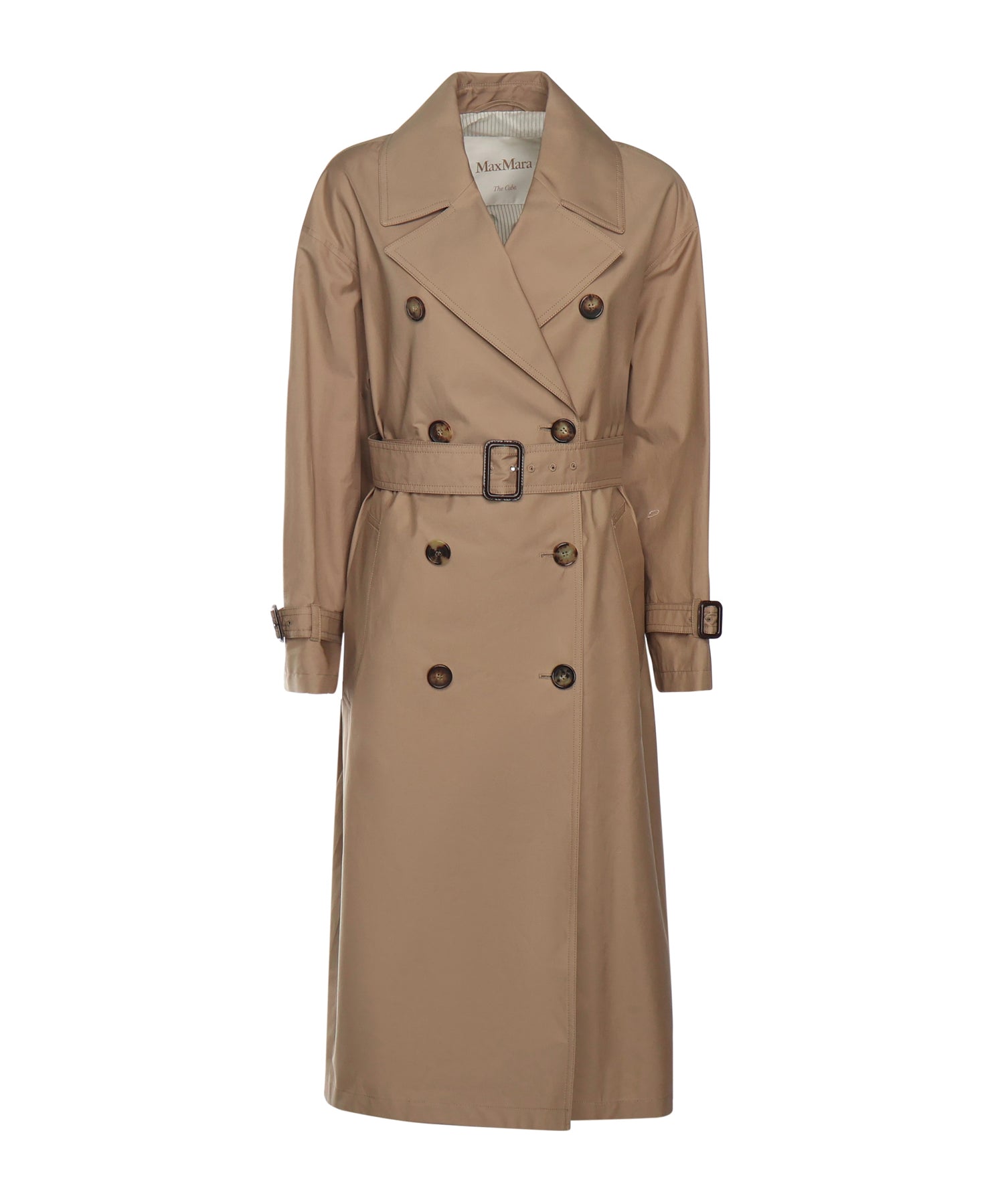 Trench lungo in twill di cotone 2529026034600 001 MAX MARA THE CUBE 