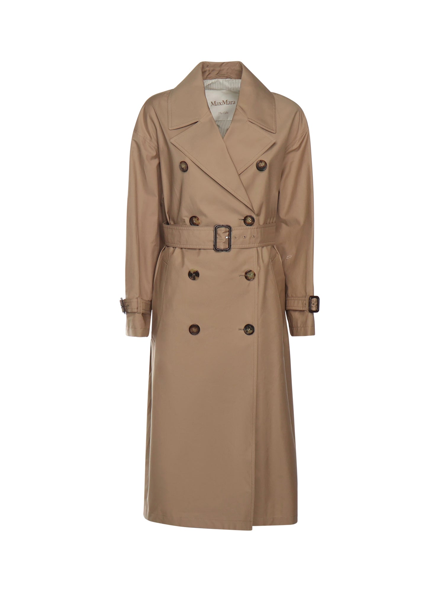 Trench lungo in twill di cotone 2529026034600 001 MAX MARA THE CUBE 