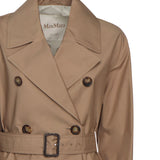 Trench lungo in twill di cotone 2529026034600 001 MAX MARA THE CUBE 