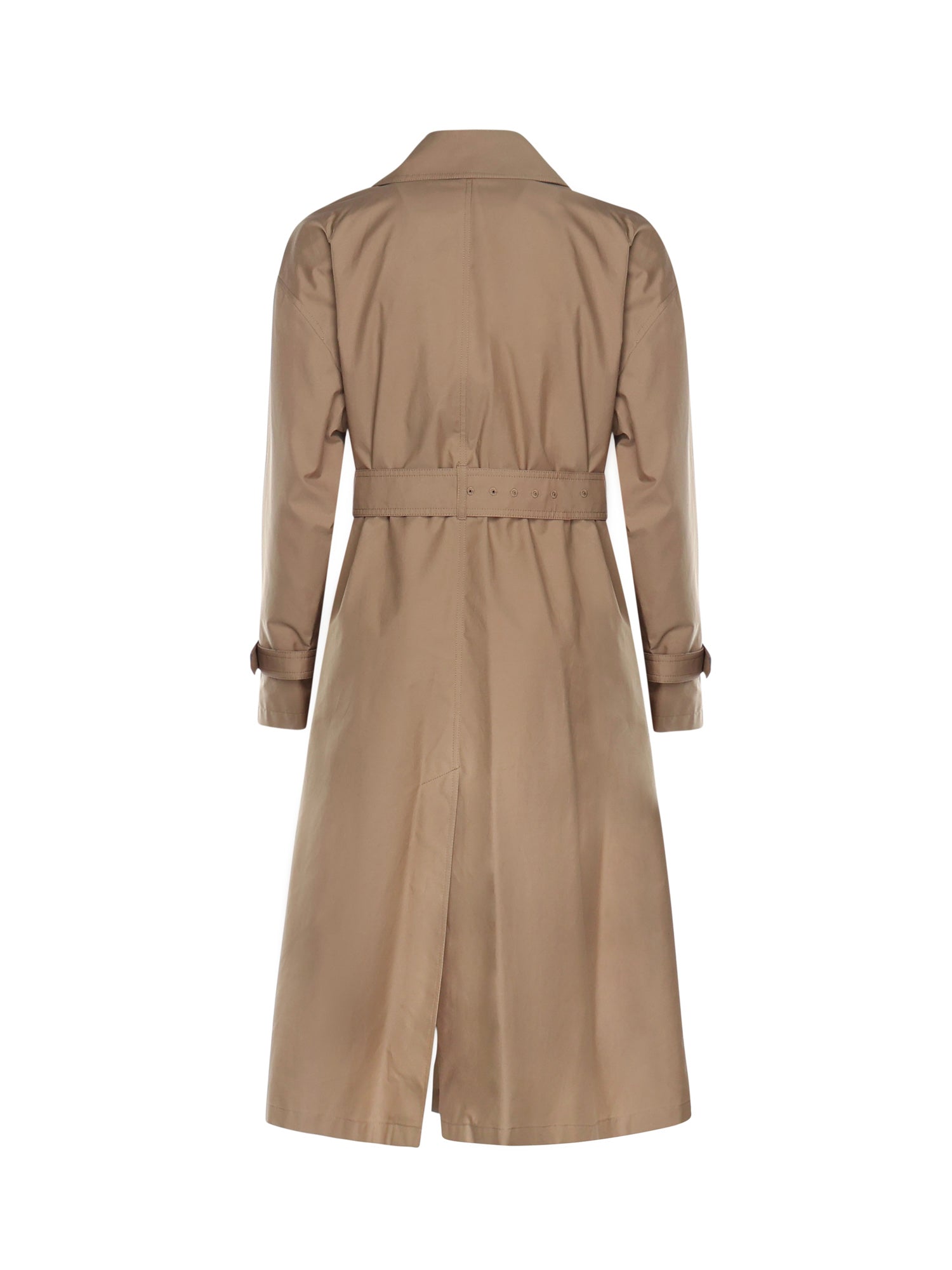 Trench lungo in twill di cotone 2529026034600 001 MAX MARA THE CUBE 