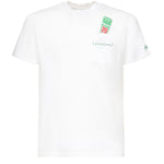 T-shirt Austin con ricamo e stampa AUS0001 05606H MC2 SAINT BARTH 