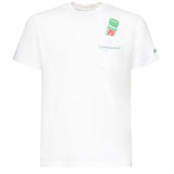 T-shirt Austin con ricamo e stampa AUS0001 05606H MC2 SAINT BARTH 