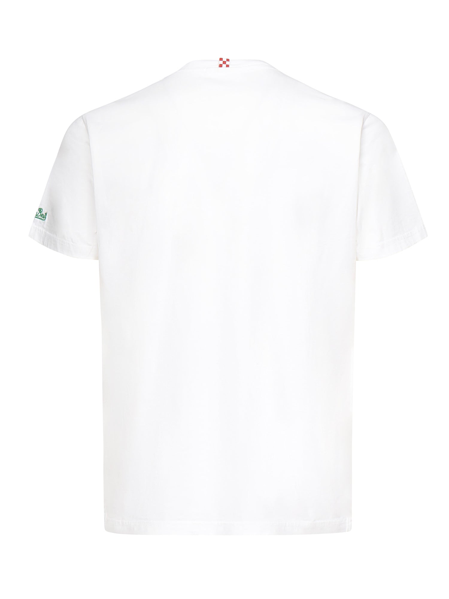 T-shirt Austin con ricamo e stampa AUS0001 05606H MC2 SAINT BARTH 