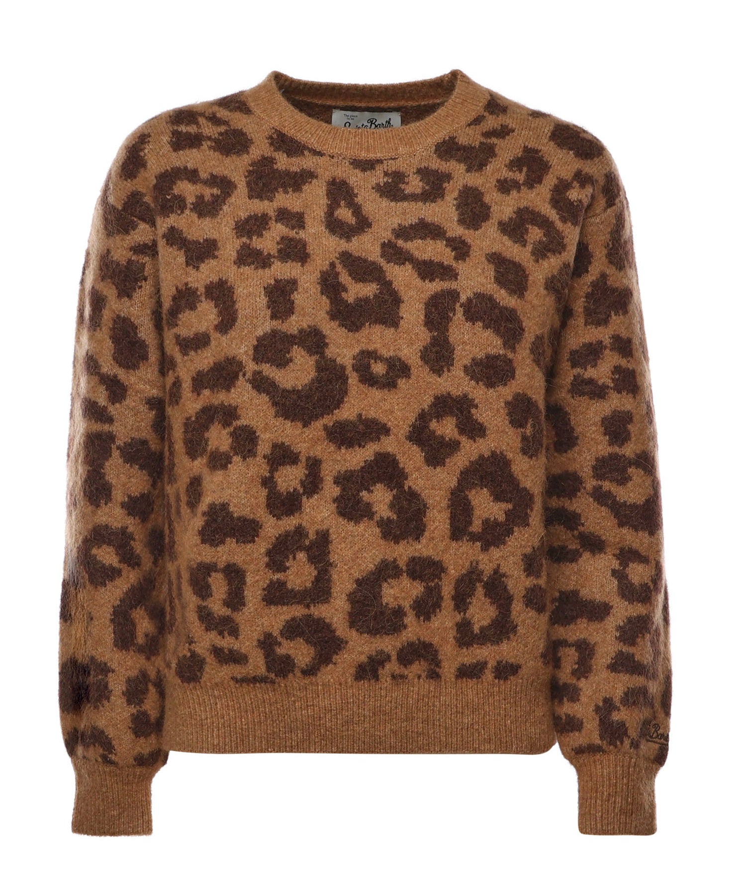 Maglione con stampa animalier DNI0001 00702I MC2 SAINT BARTH 