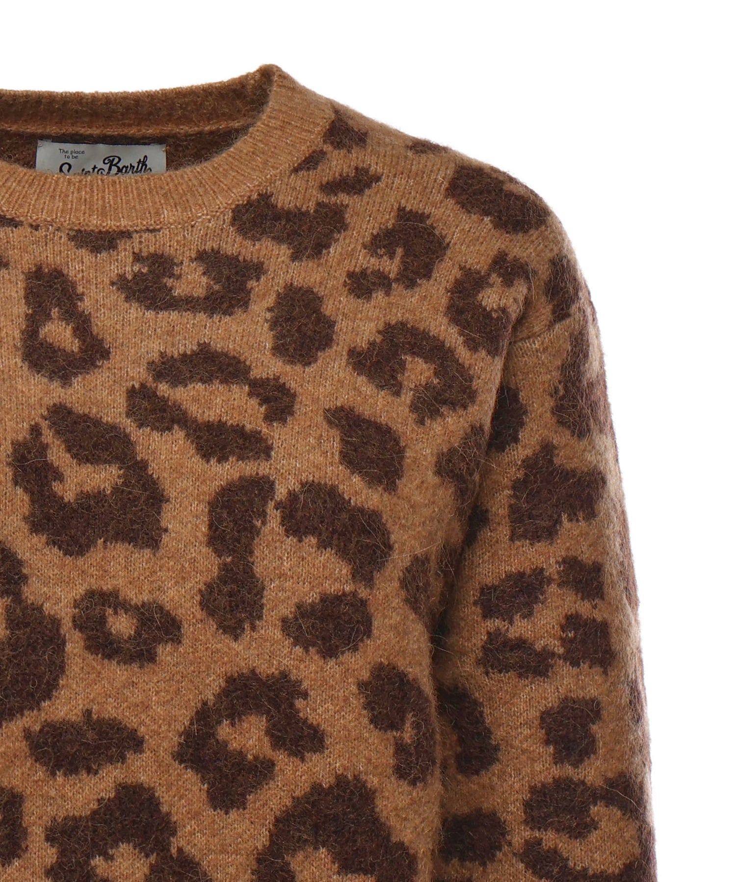Maglione con stampa animalier DNI0001 00702I MC2 SAINT BARTH 