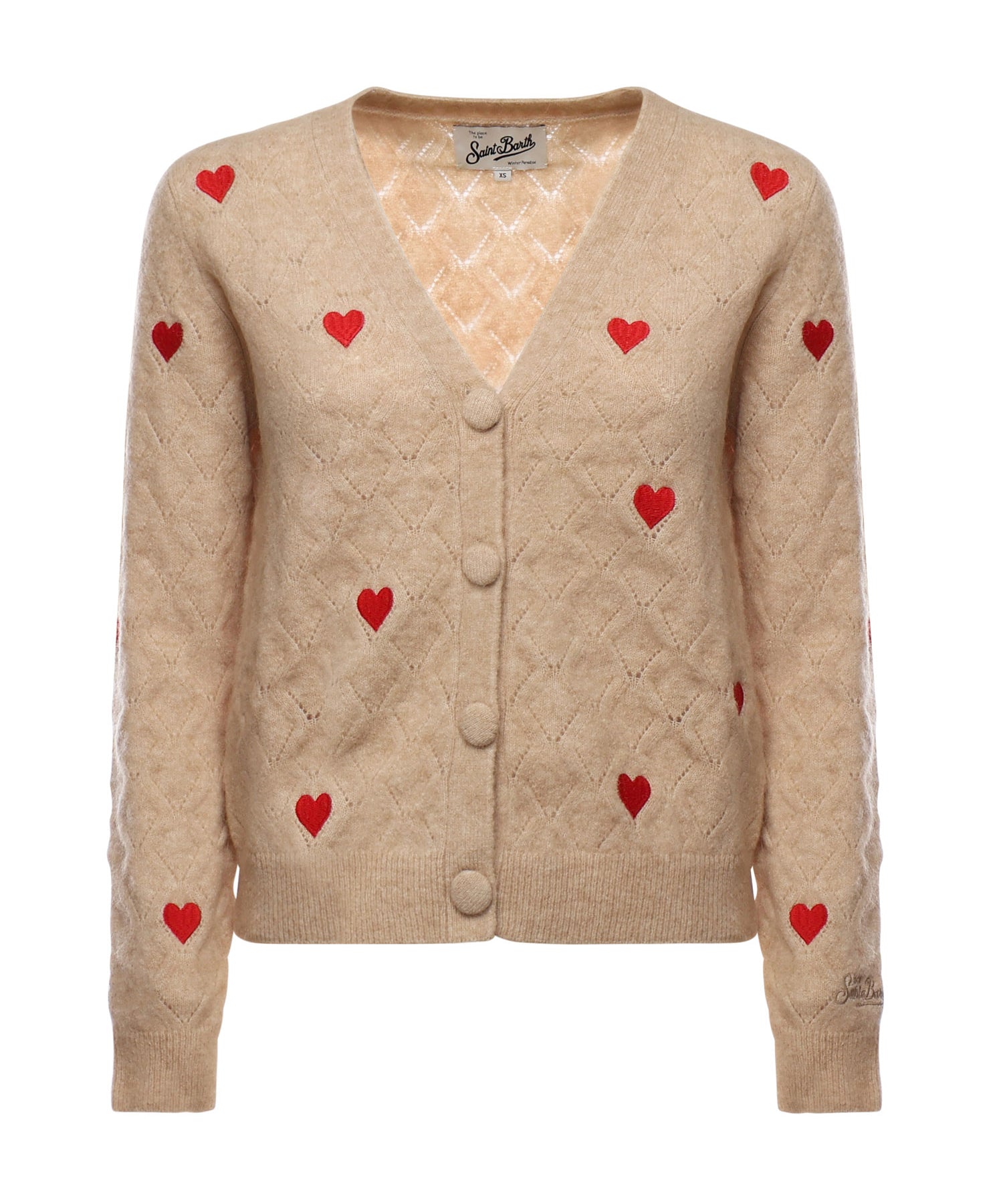 Cardigan in misto lana DNN0001 02159I MC2 SAINT BARTH 