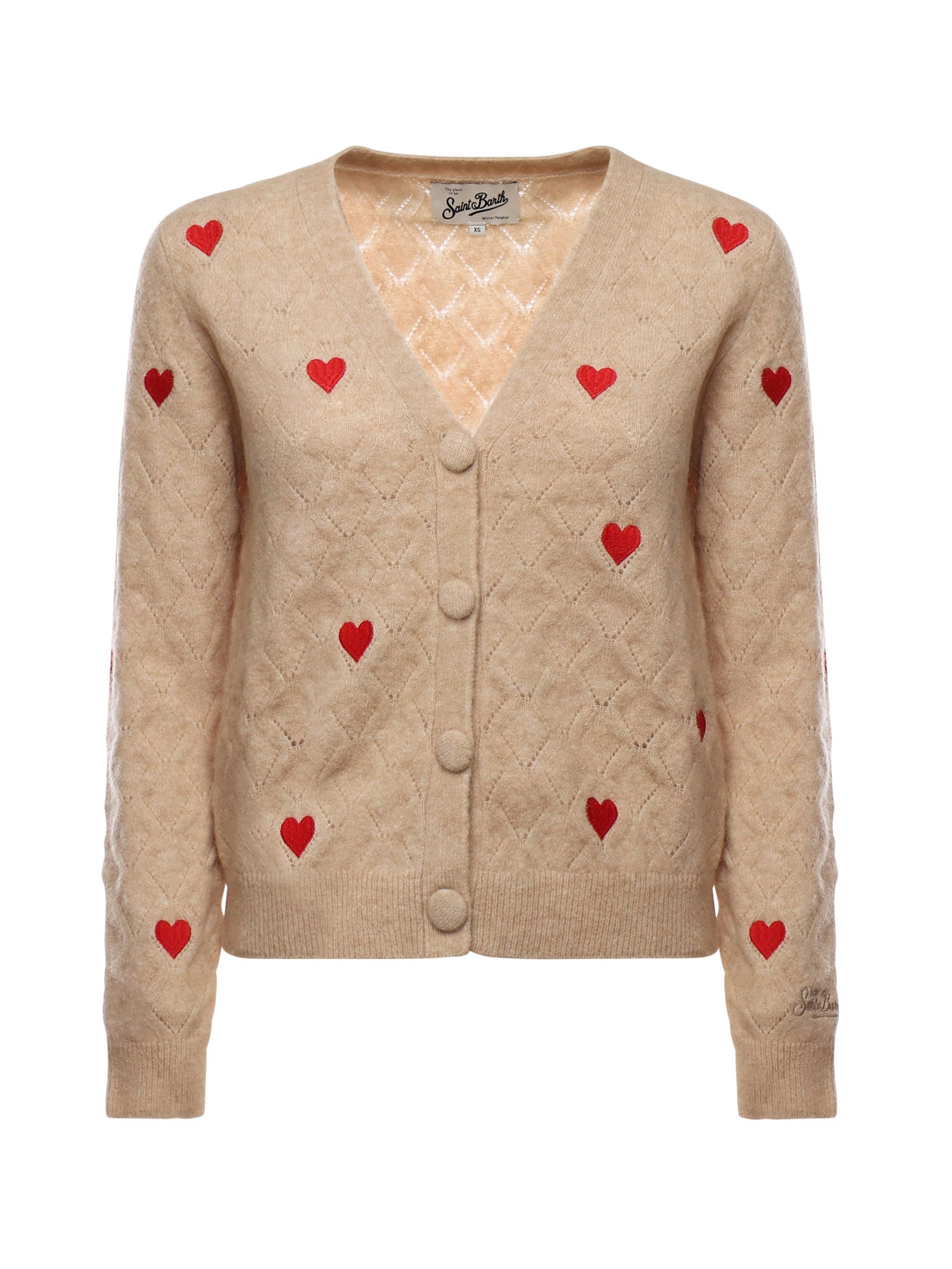 Cardigan in misto lana DNN0001 02159I MC2 SAINT BARTH 