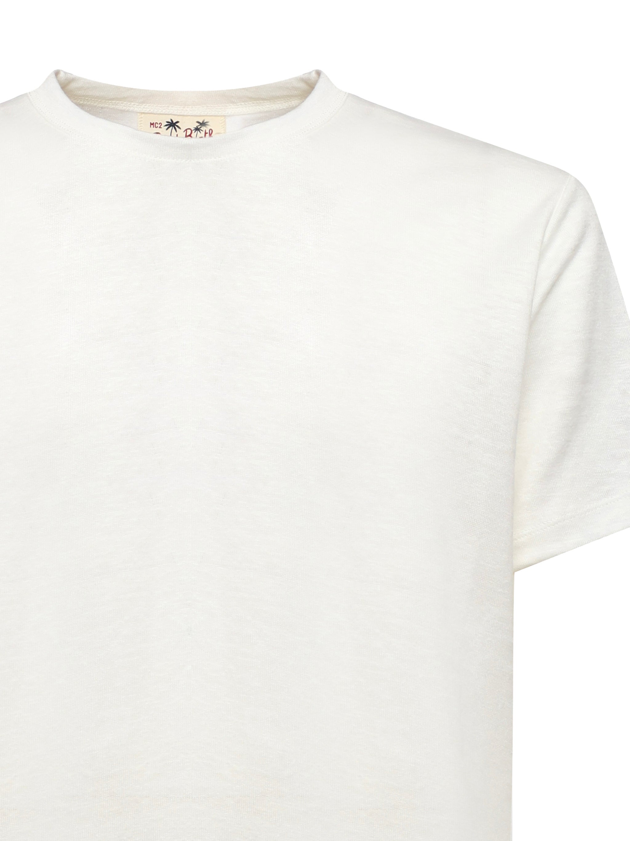 Tshirt Ecstasea in lino ECS0003 00032H MC2 SAINT BARTH 