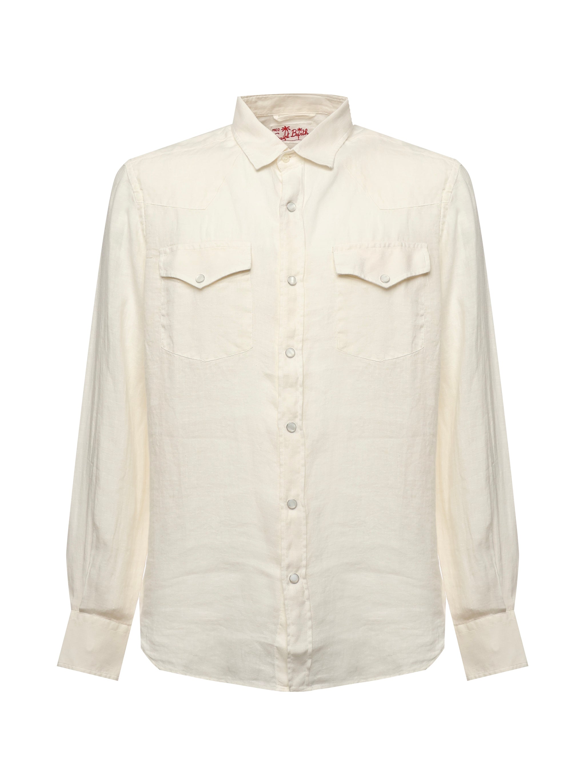 Camicia Greg in lino GRG0001 01033H MC2 SAINT BARTH 