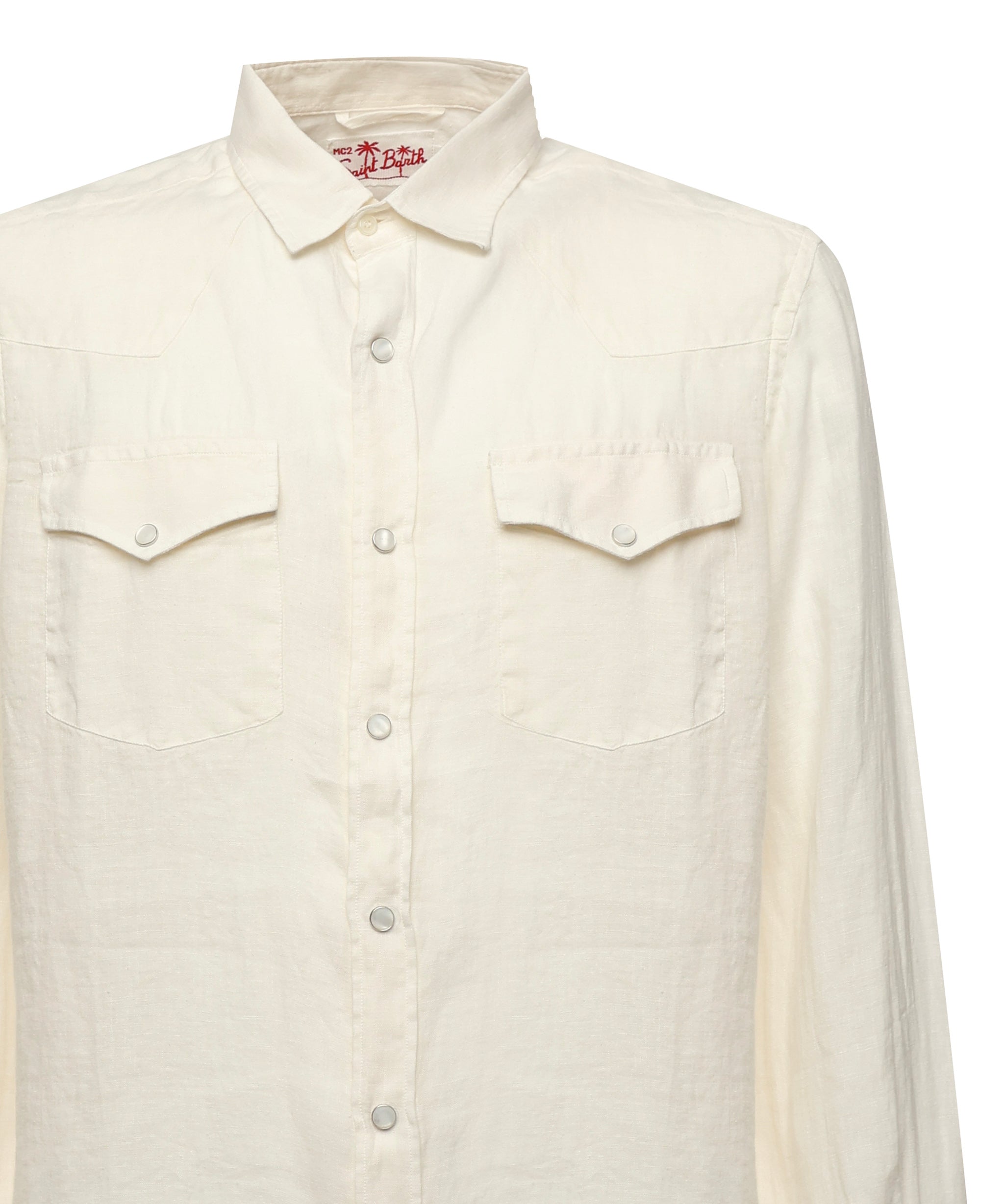 Camicia Greg in lino GRG0001 01033H MC2 SAINT BARTH 