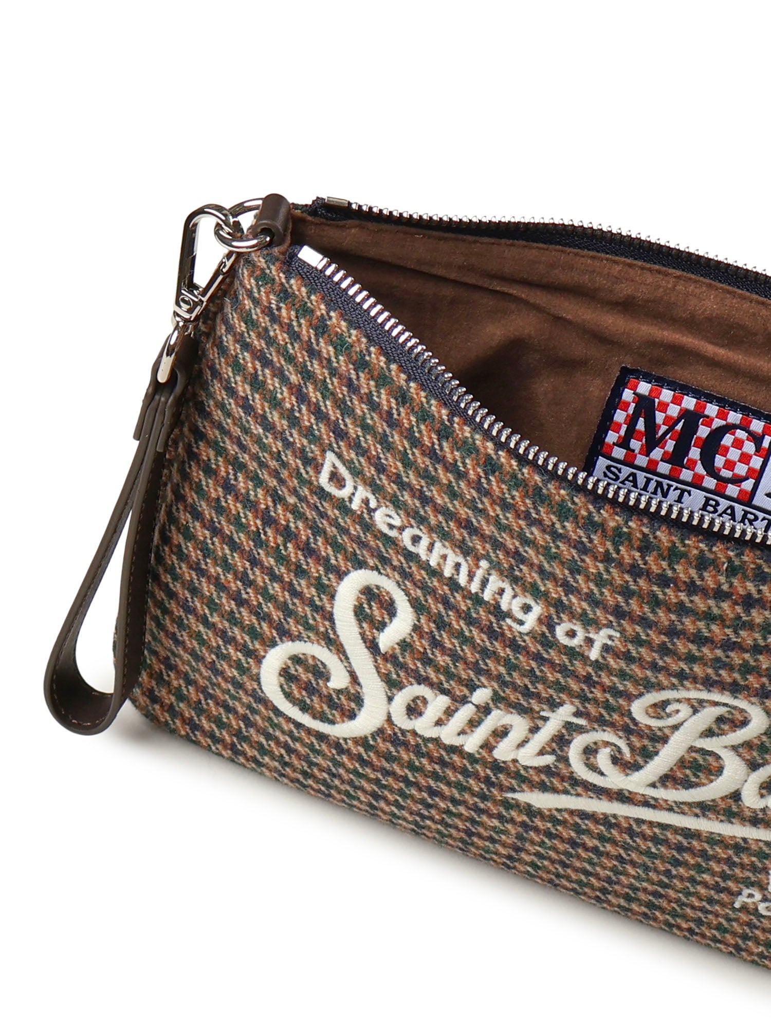 Pochette Parisienne wool con logo PAR0024 01358I MC2 SAINT BARTH 
