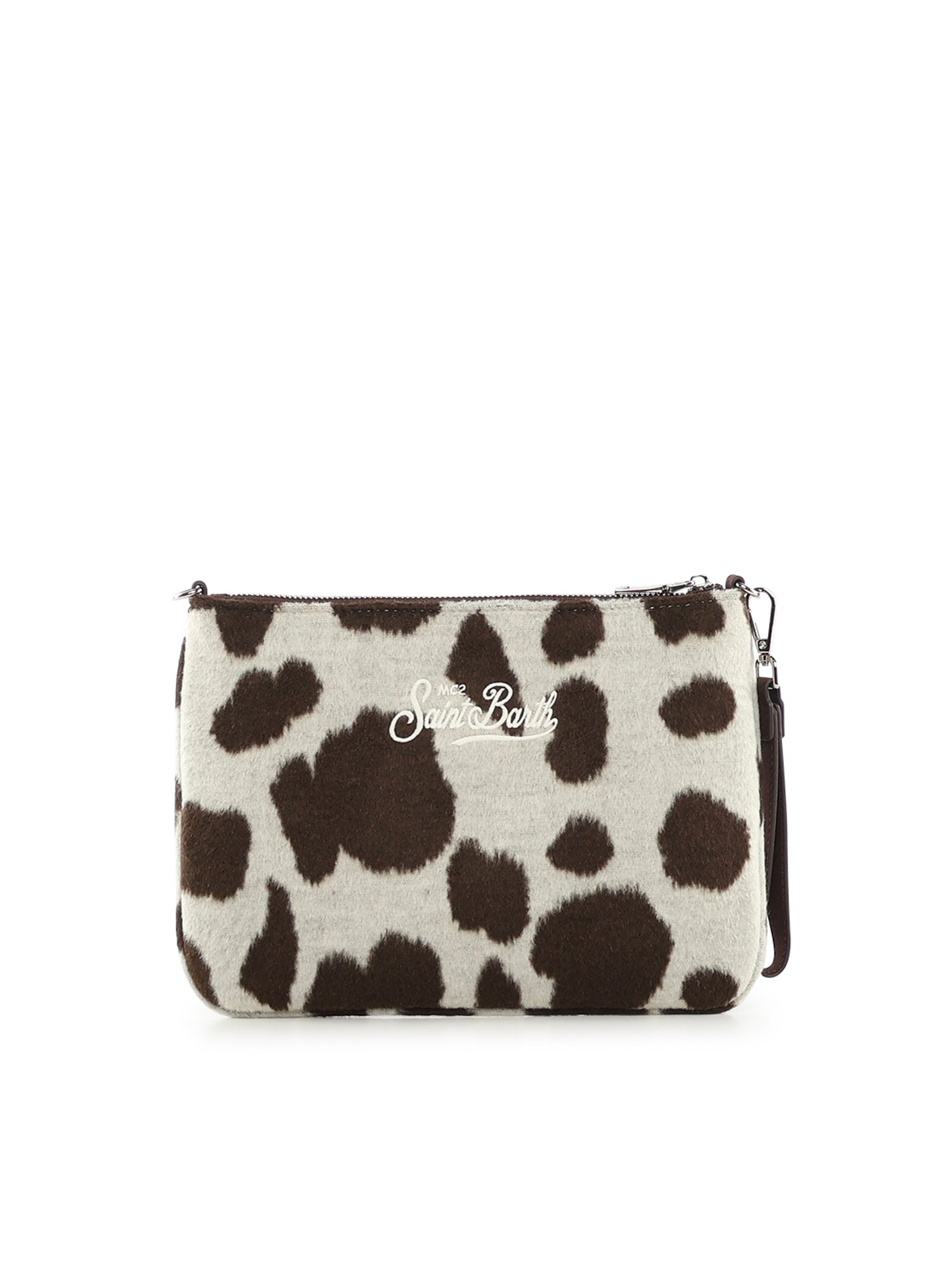 Pochette in misto lana con logo PAR0025 01434I MC2 SAINT BARTH 