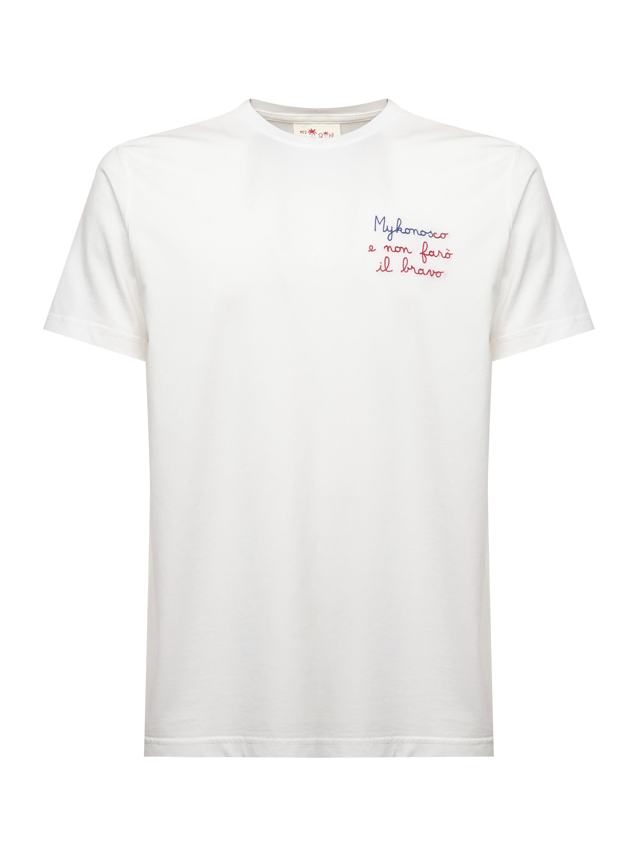 T-shirt con ricamo POT0001 05279H MC2 SAINT BARTH 