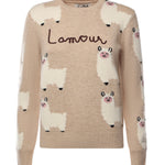 Maglione New Queen in misto cashmere<BR/> QUE0014 03975I MC2 SAINT BARTH 