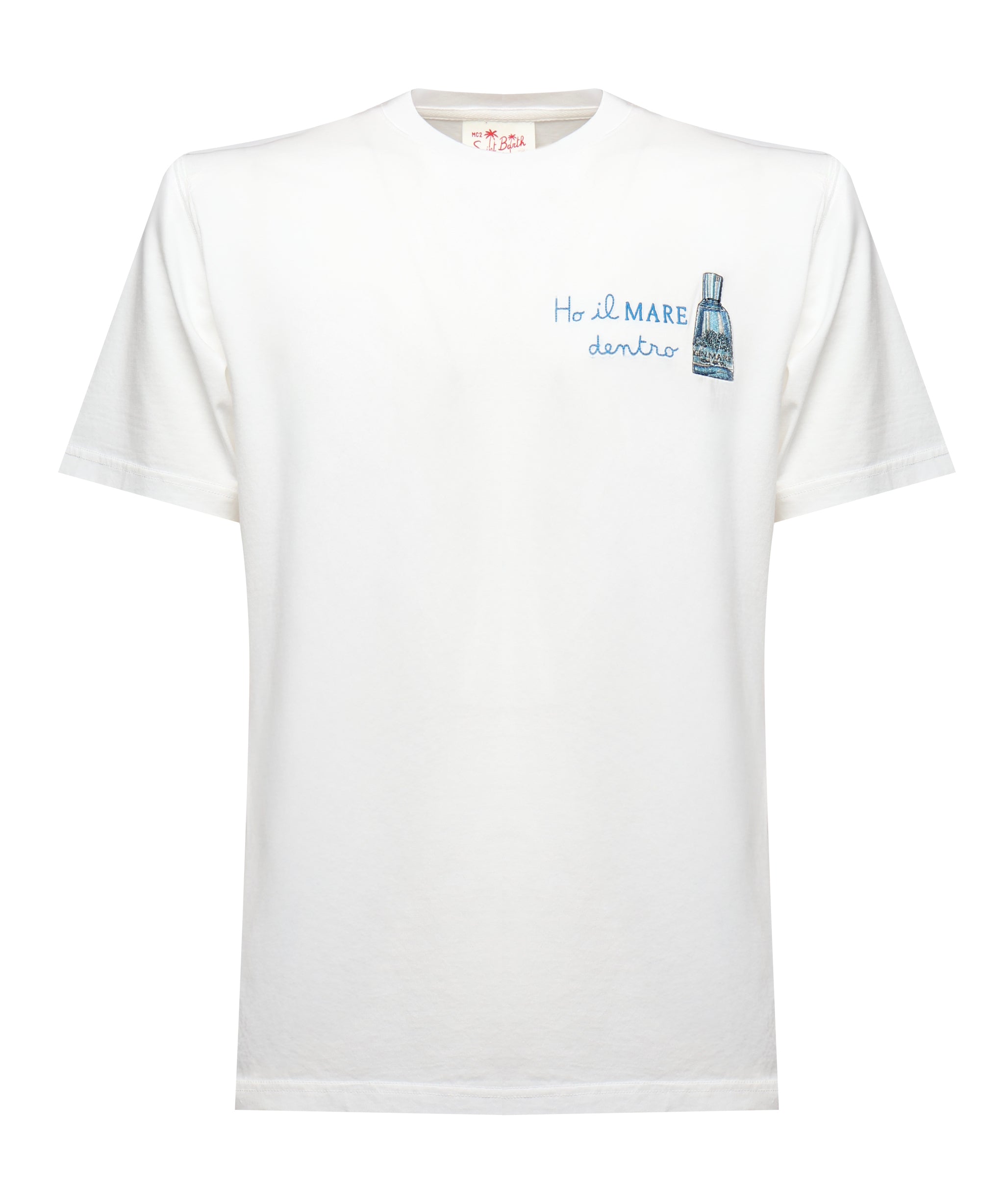 T-shirt con ricamo TSHM001 05437H MC2 SAINT BARTH 