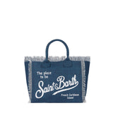 Borsa a mano Vanity in canvas di cotone VAMI001 03274H MC2 SAINT BARTH 