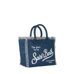 Borsa a mano Vanity in canvas di cotone VAMI001 03274H MC2 SAINT BARTH 
