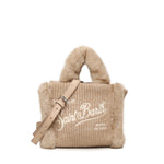 Mini bag Vanity shearling rib in misto lana VAMI022 00295I MC2 SAINT BARTH 