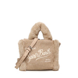 Mini bag Vanity shearling rib in misto lana VAMI022 00295I MC2 SAINT BARTH 