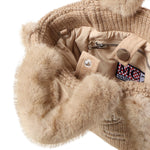 Mini bag Vanity shearling rib in misto lana VAMI022 00295I MC2 SAINT BARTH 