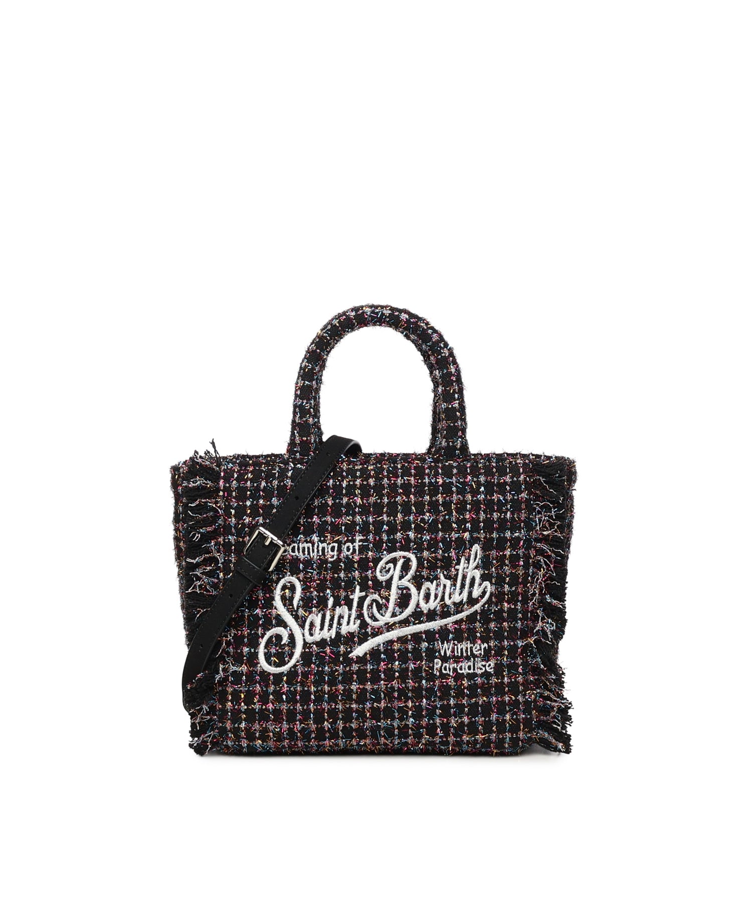 Mini bag Vanity tweed con logo VAMI026 01374I MC2 SAINT BARTH 